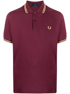 Fred Perry рубашка поло из пике с вышитым логотипом