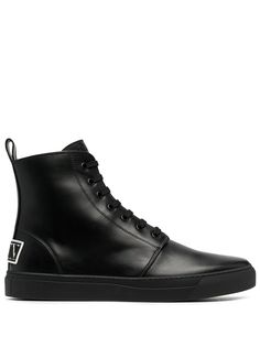 Valentino Garavani высокие кеды с нашивкой-логотипом VLTN