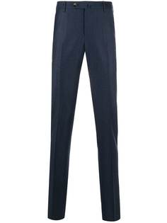 Pt01 брюки кроя слим в клетку