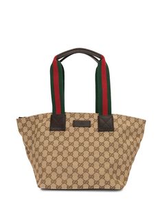 Gucci Pre-Owned сумка-тоут Shelly с узором GG и отделкой Web