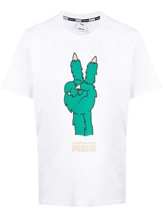 Puma футболка с графичным принтом