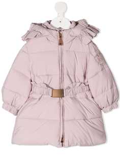 Monnalisa belted puffer jack