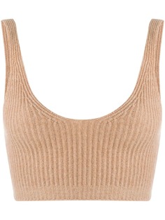Cashmere In Love укороченный топ в рубчик