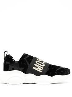 Moschino декорированные кроссовки с логотипом
