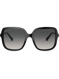 Bvlgari солнцезащитные очки в массивной квадратной оправе