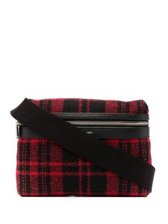Saint Laurent сумка City в клетку тартан