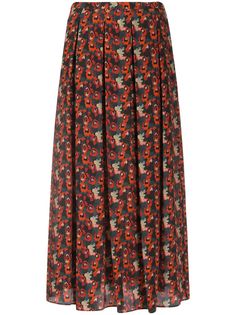 Aspesi юбка с цветочным принтом