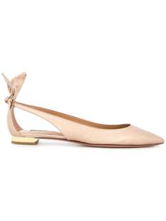 Aquazzura балетки с бантом