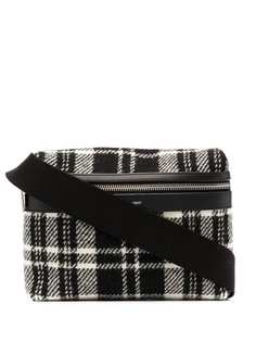 Saint Laurent сумка City в клетку тартан