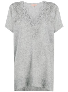 Ermanno Scervino джемпер с кружевной отделкой