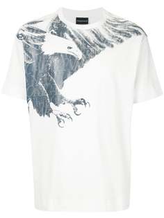 Emporio Armani футболка с принтом Eagle