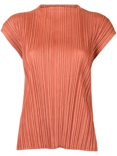Pleats Please Issey Miyake плиссированная футболка