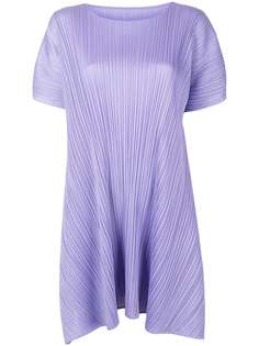 Pleats Please Issey Miyake плиссированная блузка оверсайз