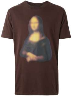 Off-White футболка с принтом Mona Lisa