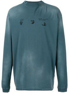 Off-White толстовка Hands с логотипом