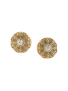 Chanel Pre-Owned серьги с логотипом CC