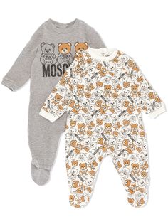 Moschino Kids комплект для новорожденного с принтом Teddy Bear
