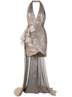 Zuhair Murad платье с оборками