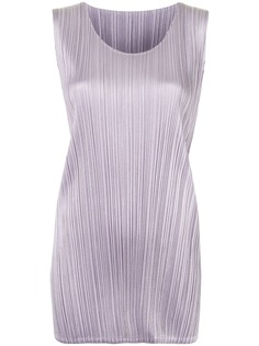 Pleats Please Issey Miyake длинная плиссированная блузка