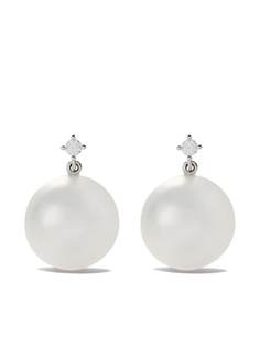 TASAKI серьги Mabe из белого золота с жемчугом и бриллиантами