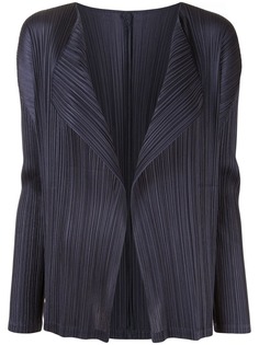 Pleats Please Issey Miyake легкий плиссированный блейзер