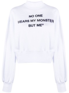 MSGM толстовка с надписью