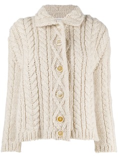 Maison Margiela кардиган фактурной вязки
