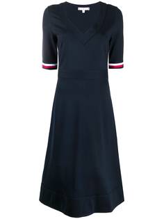 Tommy Hilfiger трикотажное платье с V-образным вырезом