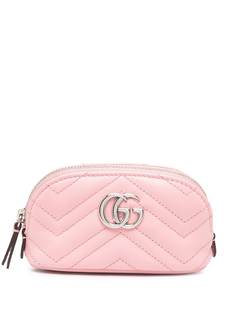 Gucci стеганый футляр для ключей GG Marmont