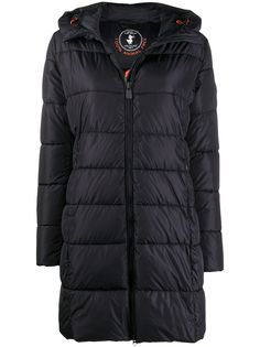 Save The Duck logo-patch puffer jacket