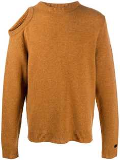Aries cut-out knitted jumper
