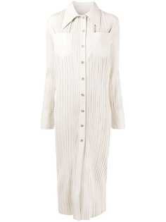 Nanushka Lee ribbed shirt dress