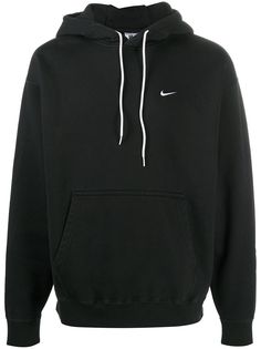 Nike logo-embroidered hoodie