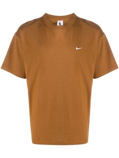 Nike logo-embroidered T-shirt