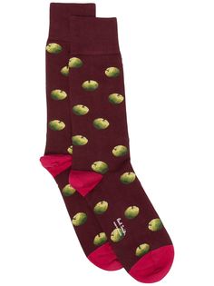 Paul Smith apple print socks