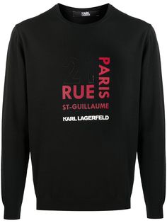 Karl Lagerfeld Rue St. Guillaume Paris sweatshirt