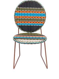 MARNI INTERIORS плетеный стул в стиле колор-блок