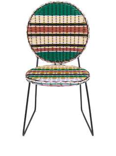 MARNI INTERIORS плетеный стул в стиле колор-блок