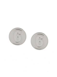 MM6 Maison Margiela MM6 logo earrings
