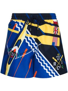 Polo Ralph Lauren плавки-шорты Explorer с принтом
