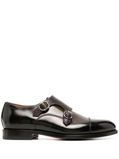 Santoni оксфорды с пряжками