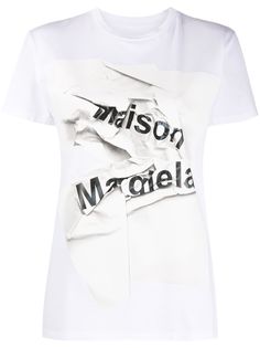 Maison Margiela футболка с графичным принтом