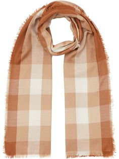 Burberry кашемировый шарф в клетку