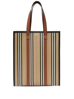 Burberry сумка-тоут Portrait в полоску Icon Stripe
