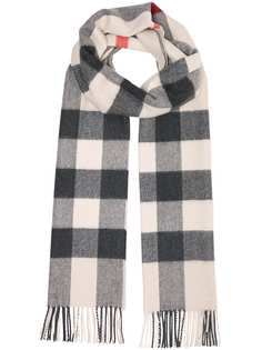 Burberry кашемировый шарф в клетку
