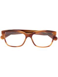 Gucci Eyewear очки в прямоугольной оправе