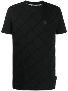 Philipp Plein фактурная футболка Camouflage
