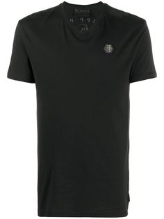 Philipp Plein футболка с нашивкой-логотипом