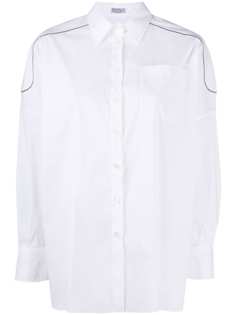 Brunello Cucinelli рубашка с декором Monili