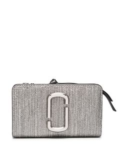 Marc Jacobs кошелек Snapshot с эффектом металлик
